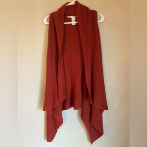Maurices Brown Shrug Sweater Asymmetrical Knit